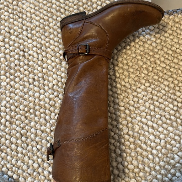 Frye Boots Phillip Riding Boots Leather Brown Size 9 - Picture 5 of 5